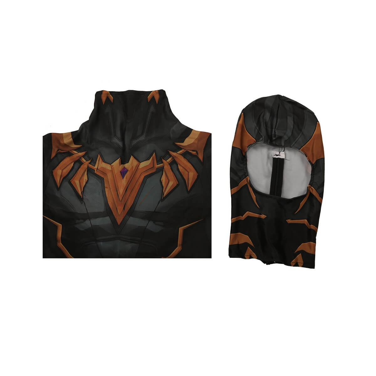 Rivals Black Panther Cosplay Costume Jumpsuit Mask
