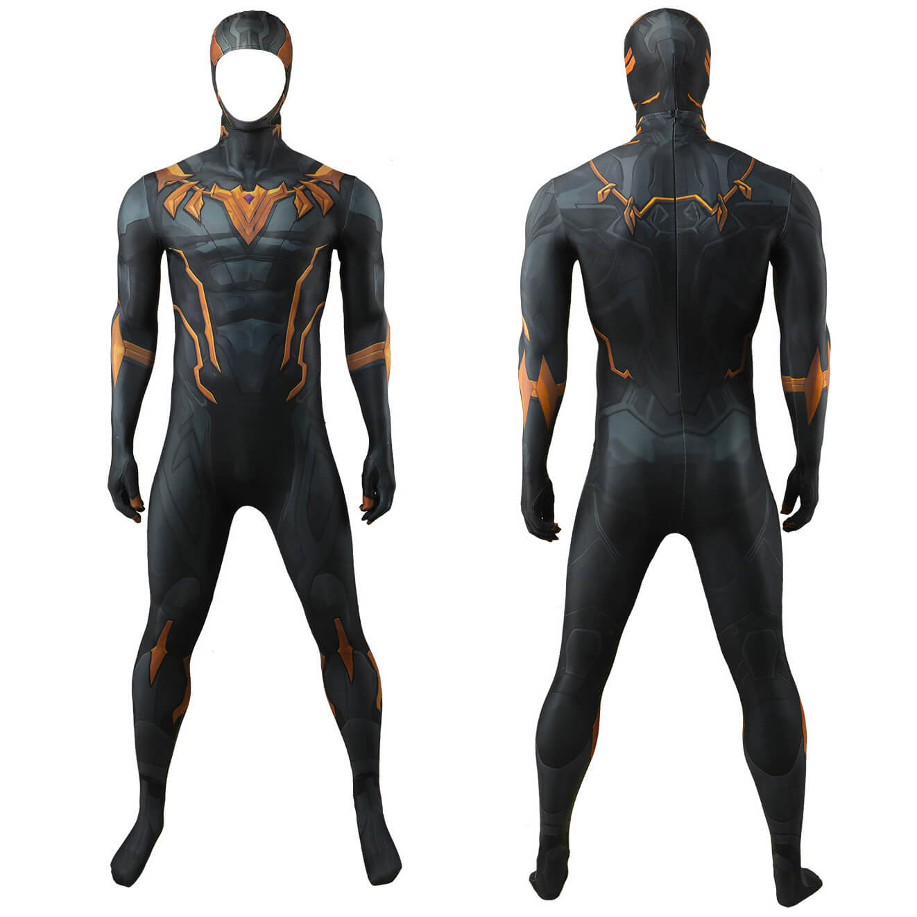 Rivals Black Panther Cosplay Costume Jumpsuit Mask