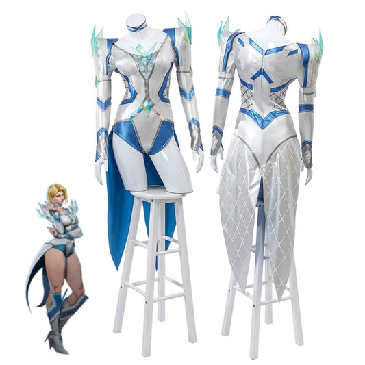 Rivals White Queen Emma Frost Cosplay Costume - VikiDoky