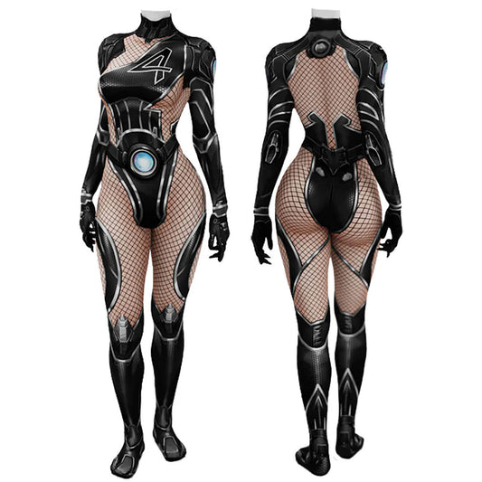 Rivals Invisible Woman Cosplay Costume Style C Sue Storm Jumpsuit - VikiDoky
