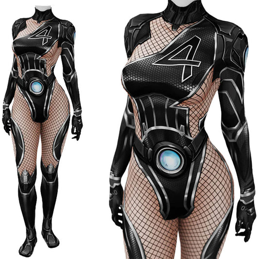 Rivals Invisible Woman Cosplay Costume Style C Sue Storm Jumpsuit - VikiDoky