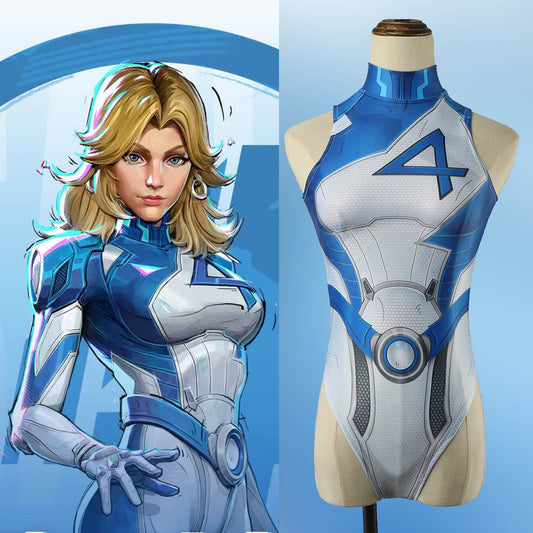 Rivals Invisible Woman Swimwear Sue Storm Summer Swimsuit - VikiDoky