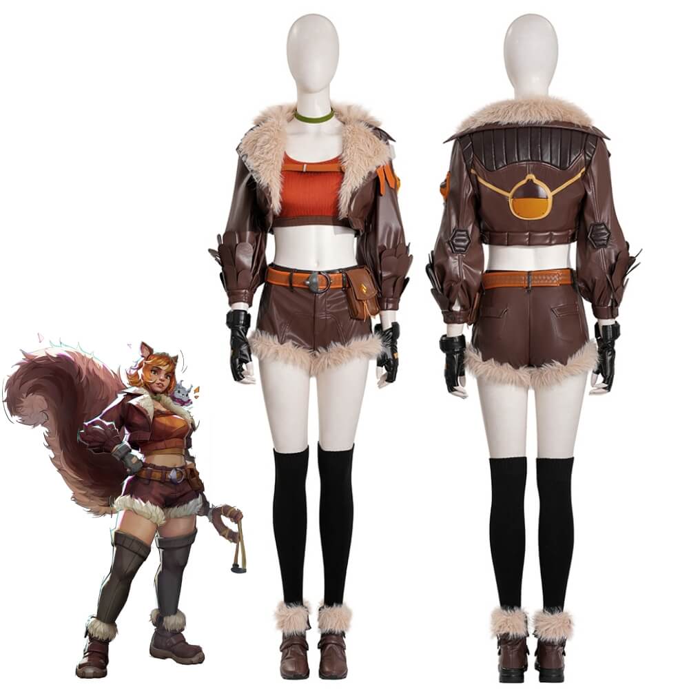 Rivals Squirrel Girl Doreen Green Cosplay Costume - VikiDoky