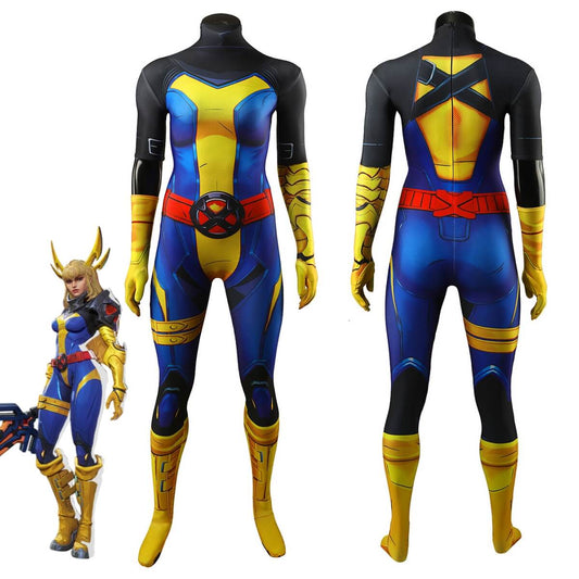 Rivals Magik Bodysuit Cosplay Costume Retro X-Uniform - VikiDoky