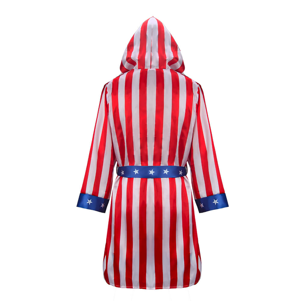 Rocky American Flag Boxer Costume Cosplay