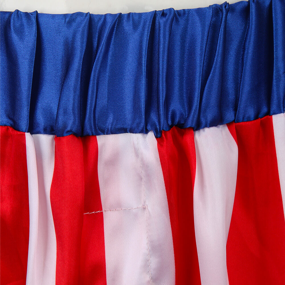Rocky American Flag Boxer Costume Cosplay