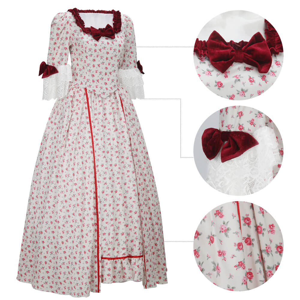Rococo Dress Gothic Victorian Style Halloween Outfits