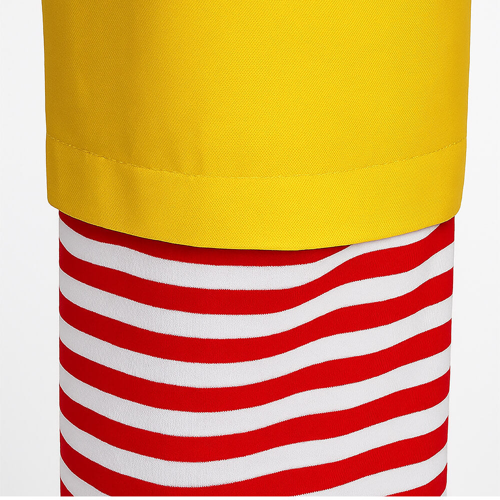 Ronald Clown Cosplay Costume Halloween Outfits M Uncle
