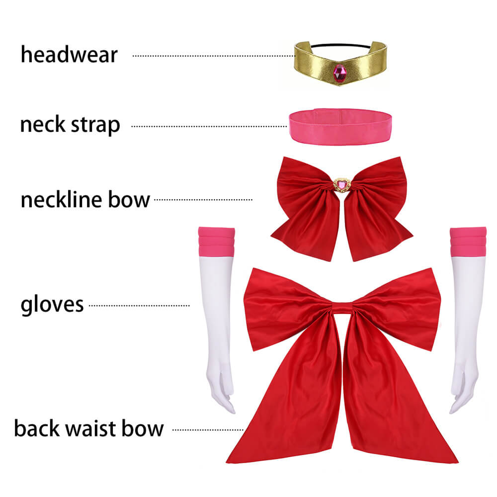 Chibiusa Tsukino Anime Cosplay Costume Vikidoky