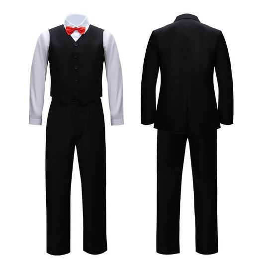 Saw Billy Puppet Jigsaw Cosplay Costume with Mask Vikidoky