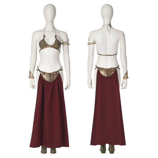 Star Wars Leia Slave Cosplay Costume Return of the Jedi (XS/S/M In Stock)