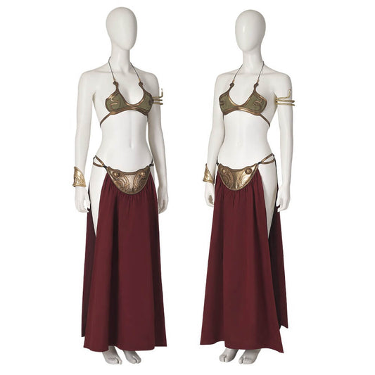 Star Wars Leia Slave Cosplay Costume Return of the Jedi (XS/S/M In Stock)