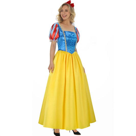 Snow White Princess Dress Cosplay Costume Vikidoky