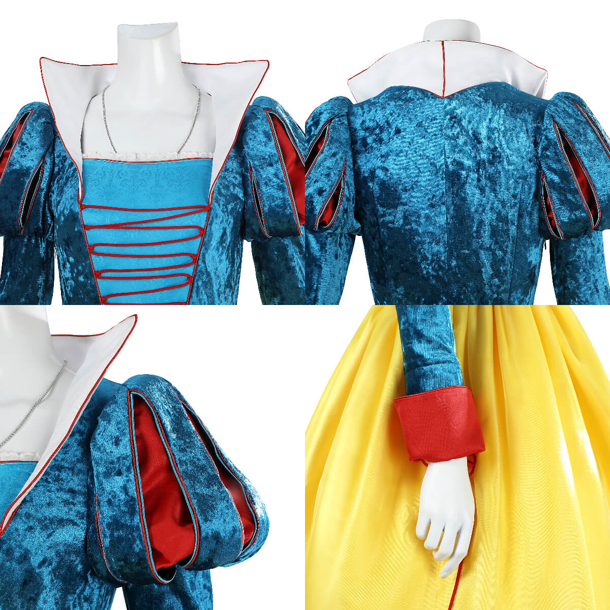 Snow White 2025 Party Dress Cosplay Costume For Women Kids Vikidoky