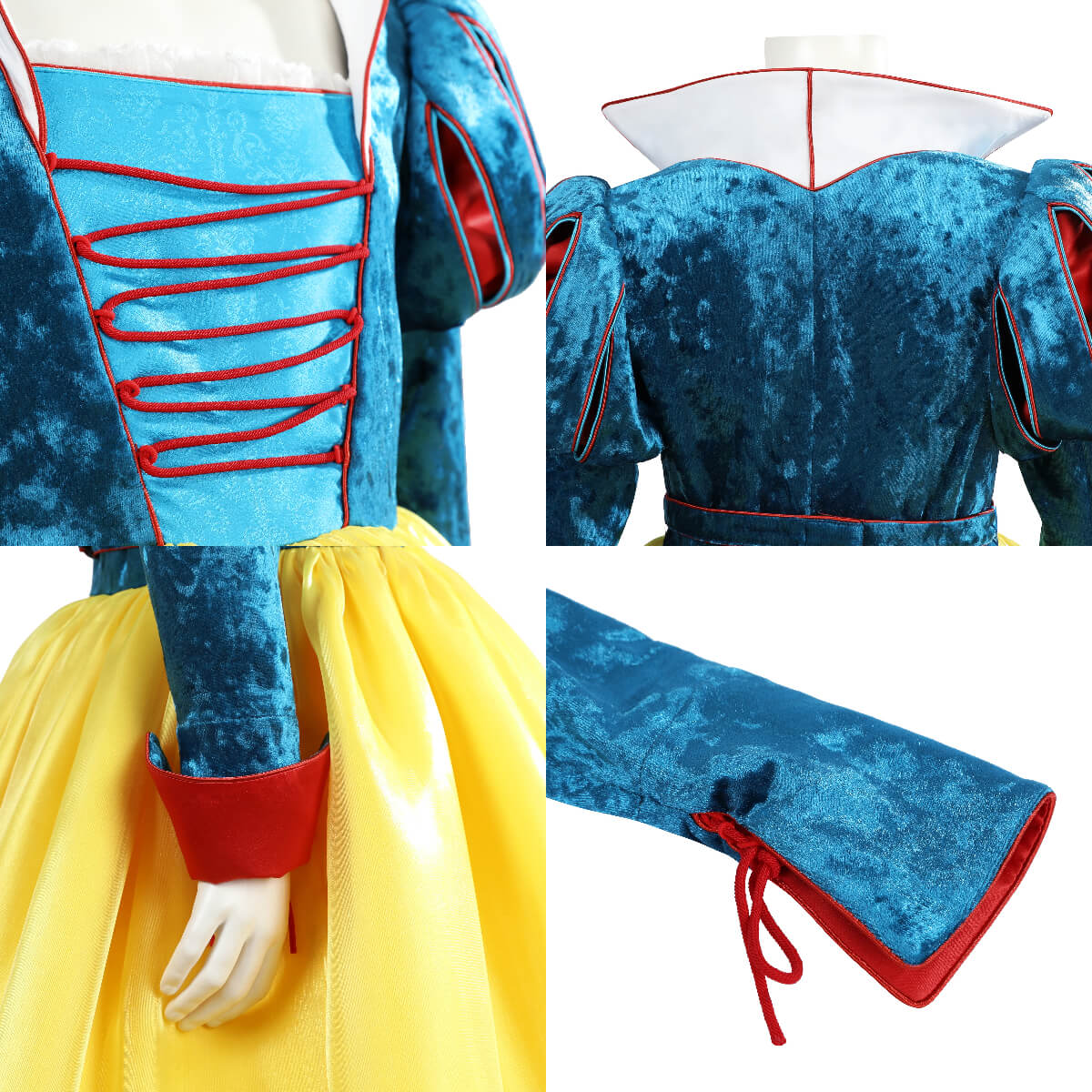 Snow White 2025 Party Dress Cosplay Costume For Women Kids Vikidoky
