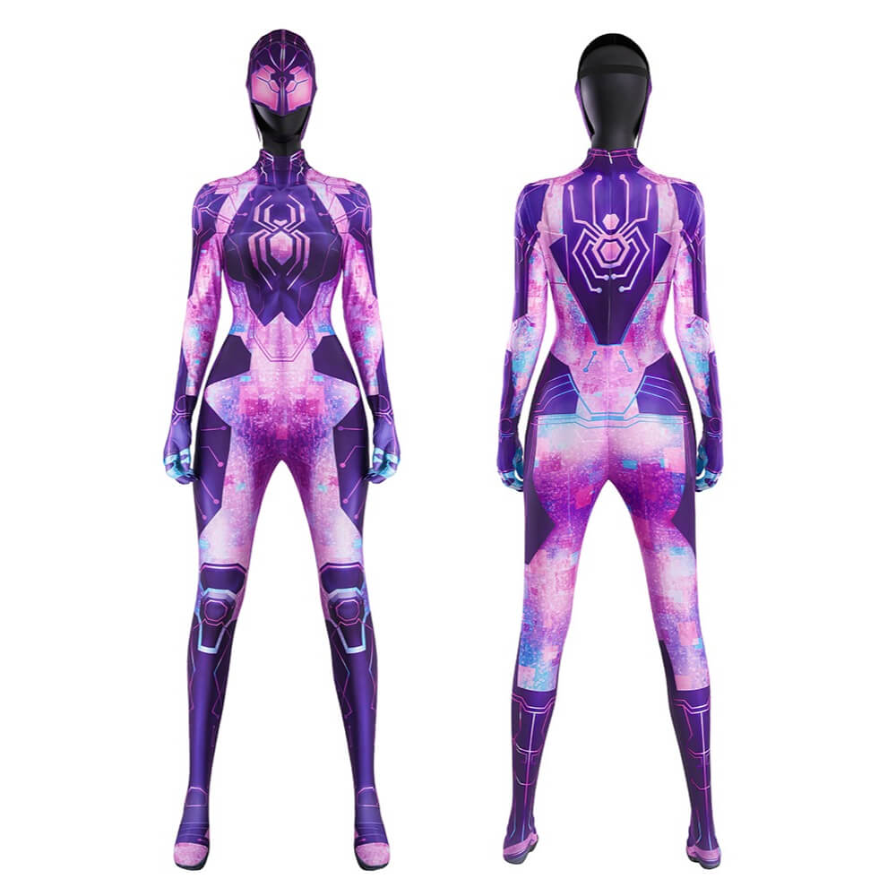 Across the Spider-Verse Spider-Byte Margo Kess Cosplay Costume Spider-Man Vikidoky