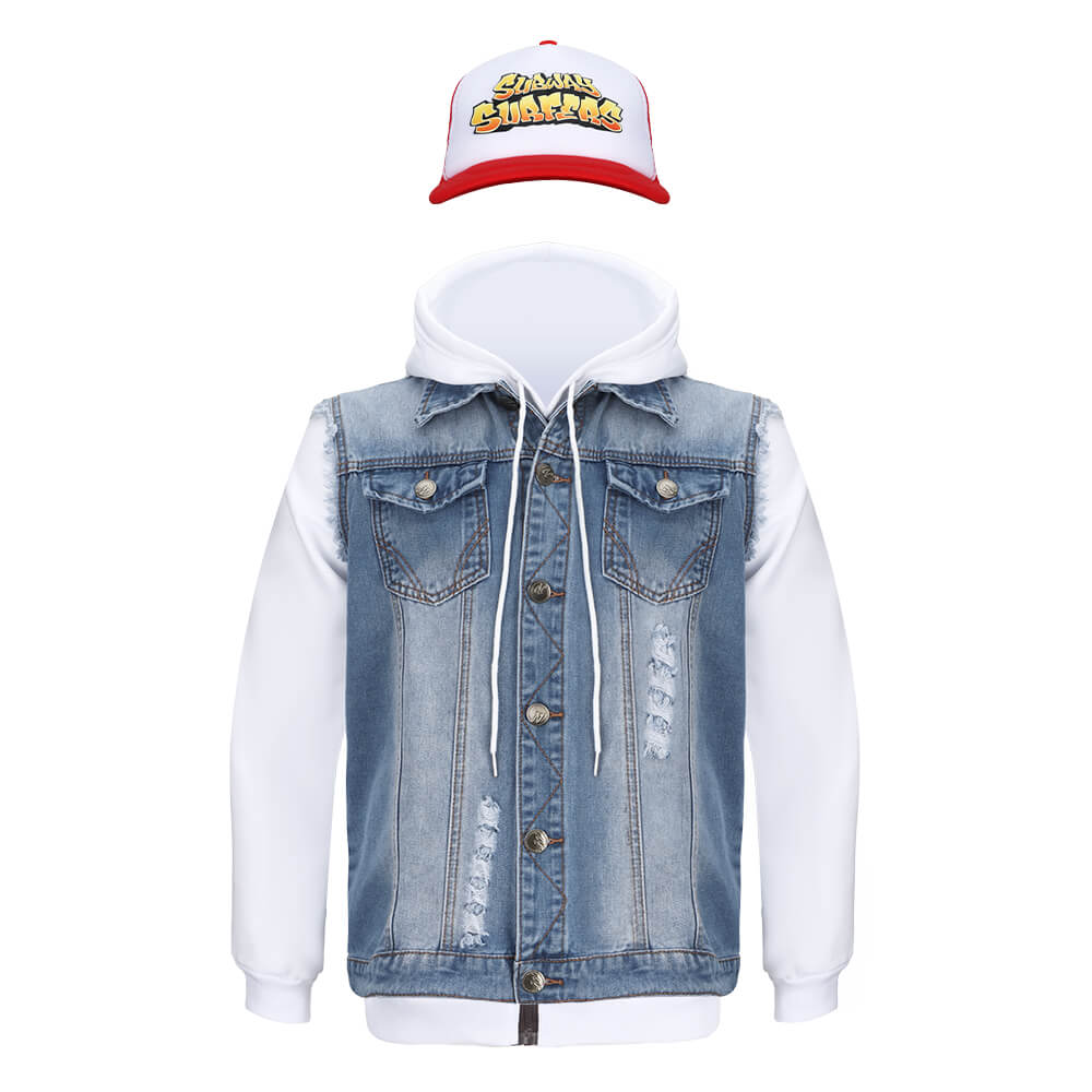 Subway Surfers Jake Cosplay Costume - VikiDoky