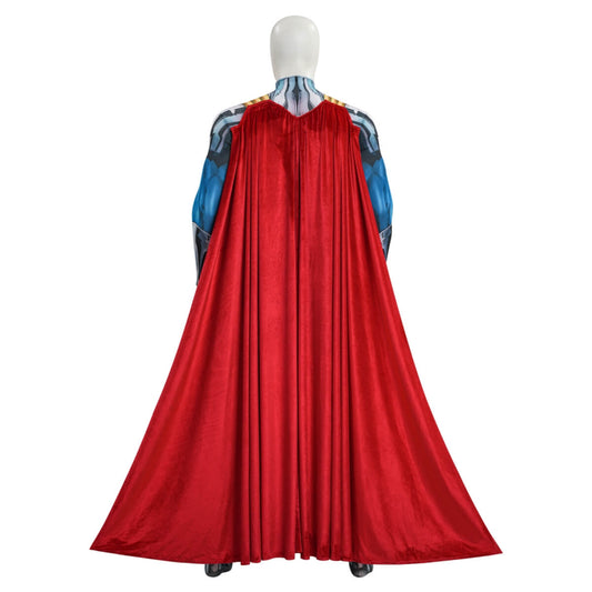 Superboy-Prime Bodysuit Cape Kal El Cosplay Costume