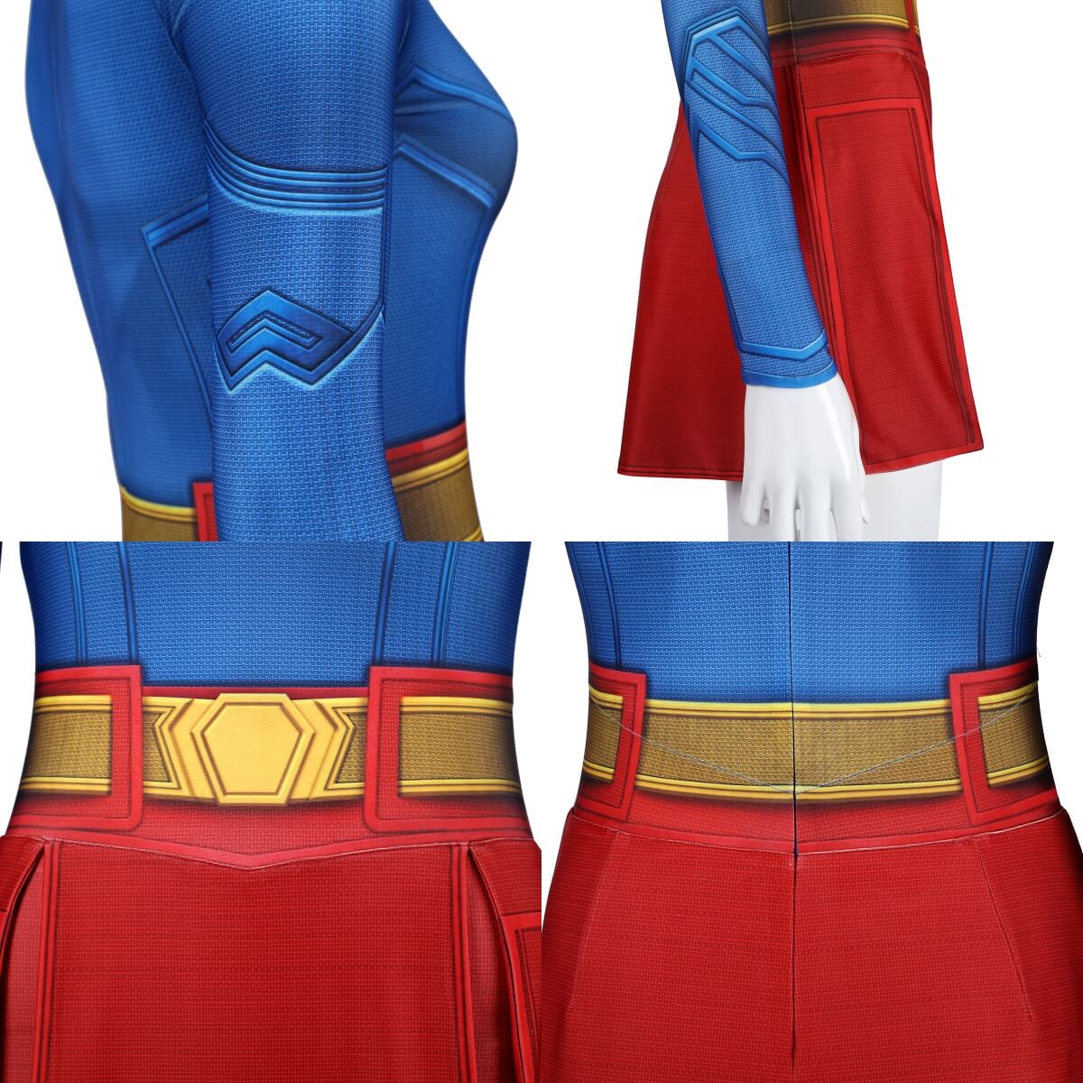 Supergirl 2025 Cosplay Costume Superman Legacy Kara Zor-El Printed Style