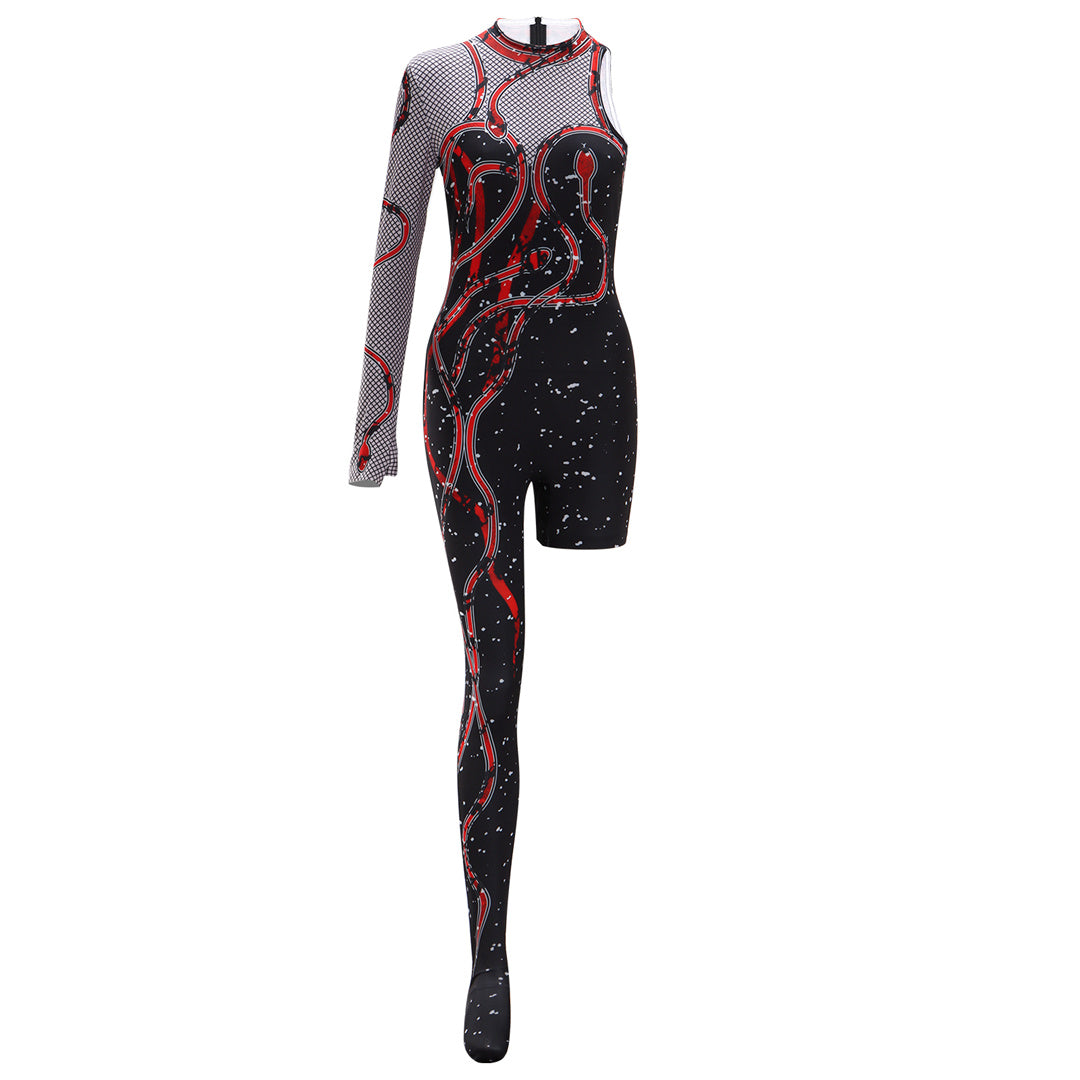 Taylor Swift Eras Tour Reputation Outfits Print Bodysuit Cosplay Costume Vikidoky