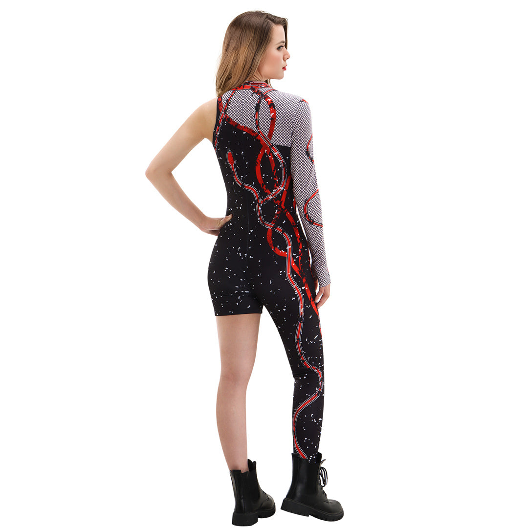 Taylor Swift Eras Tour Reputation Outfits Print Bodysuit Cosplay Costume Vikidoky