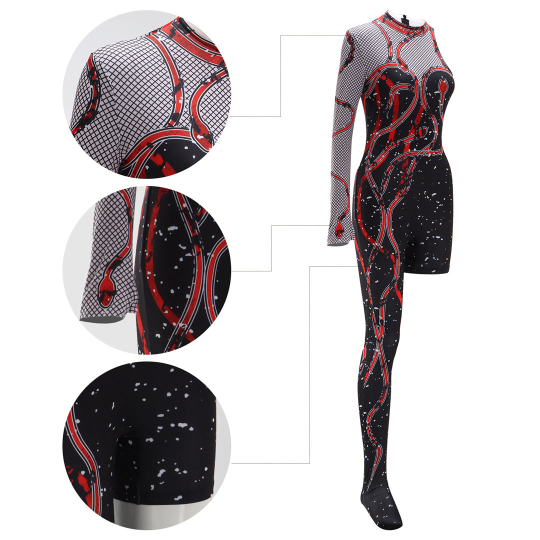 Taylor Swift Eras Tour Reputation Outfits Print Bodysuit Cosplay Costume Vikidoky