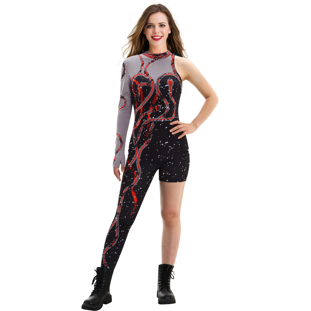 Taylor Swift Eras Tour Reputation Outfits Print Bodysuit Cosplay Costume Vikidoky