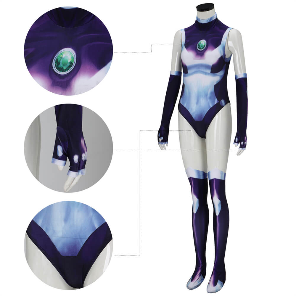 Teen Titans Starfire Princess Koriand'r Cosplay Costume Style B (L/XLReady to Ship) Vikidoky