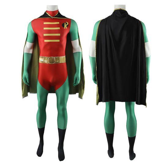 Teen titans Robin Cosplay Costume Printed Style - VikiDoky