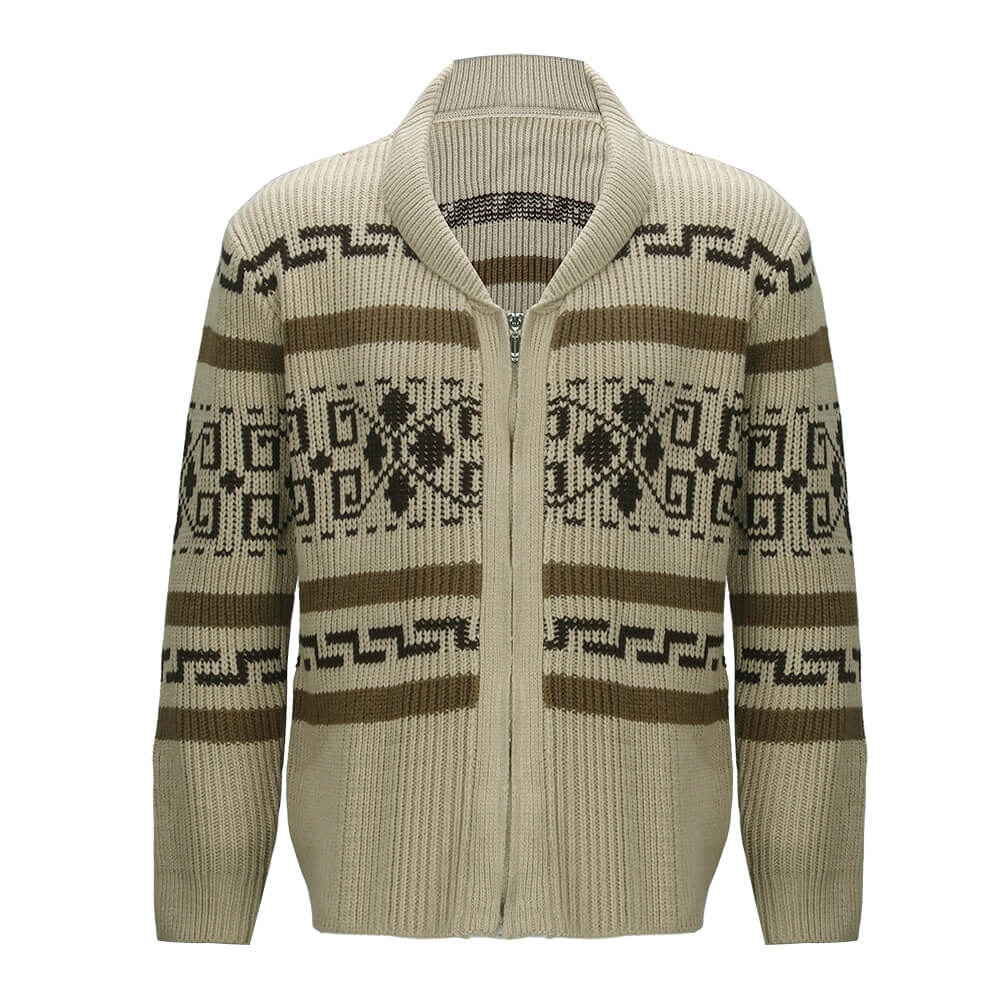 The Dude Sweater The Big Lebowski Jeffrey Zip Up Coat Vikidoky