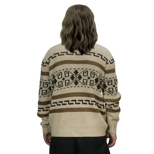 The Dude Sweater The Big Lebowski Jeffrey Zip Up Coat Vikidoky