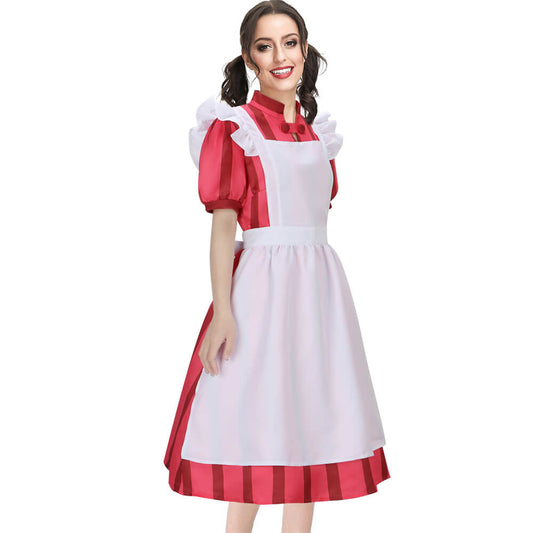 The Boy and the Heron Lady Himi Cosplay Costume Maid Dress Vikidoky