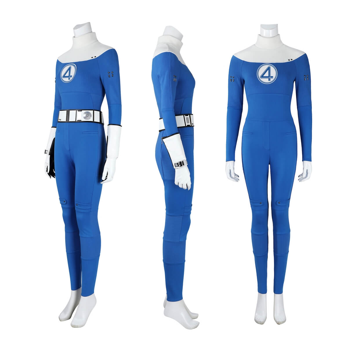Invisible Woman Cosplay Costume Sue Storm-The Fantastic Four First Steps Vikidoky