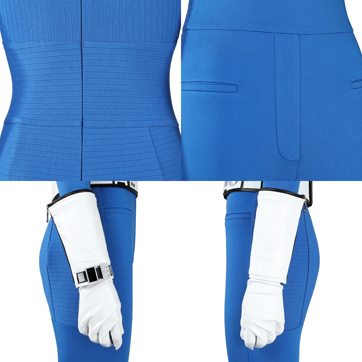 Invisible Woman Cosplay Costume Sue Storm-The Fantastic Four First Steps Vikidoky