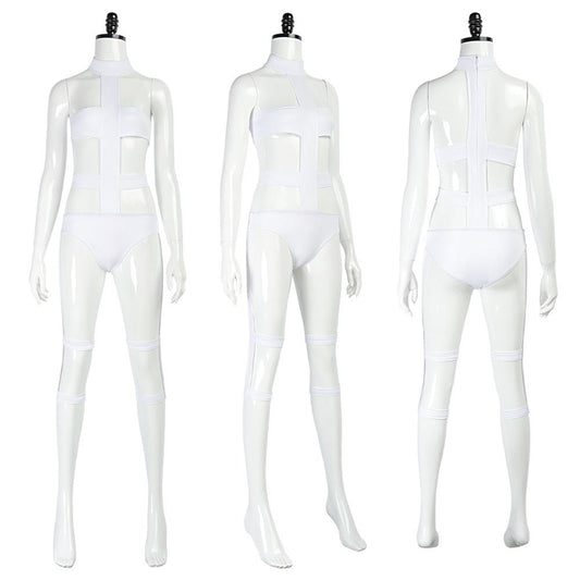 The Fifth 5th Element Leeloo White Cosplay Costume Bandages Suit