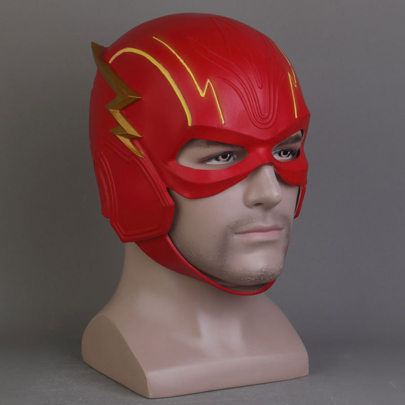The Flash 2023 Latex Mask Barry Allen Cosplay