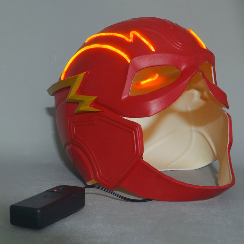 The Flash 2023 Latex Mask Barry Allen Cosplay