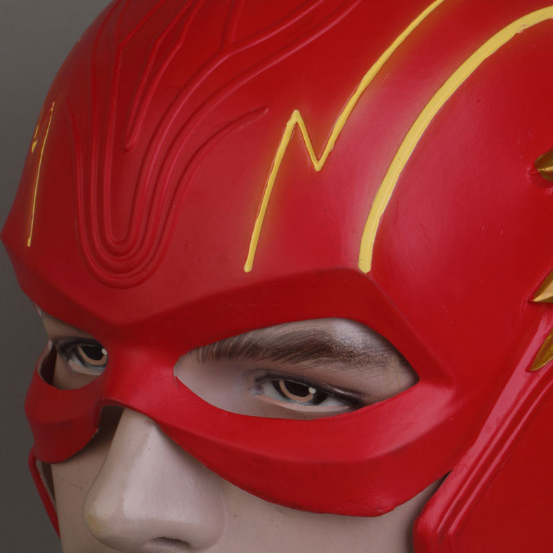 The Flash 2023 Latex Mask Barry Allen Cosplay