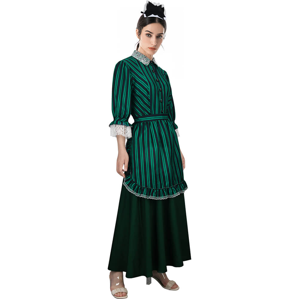 The Haunted Mansion Maid Cosplay Costume Vikidoky