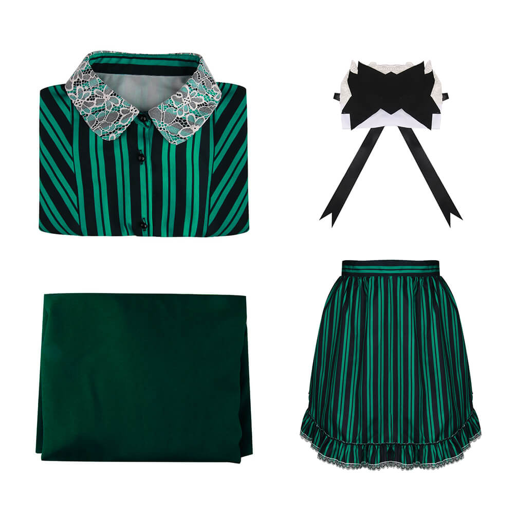 The Haunted Mansion Maid Cosplay Costume Vikidoky