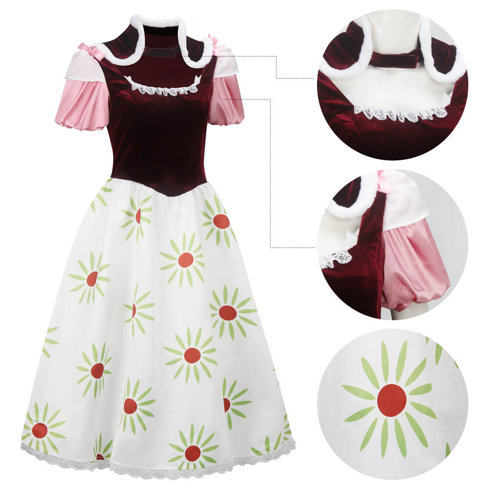The Haunted Mansion Tightrope Walker Cosplay Costume Sally Slater Vikidoky