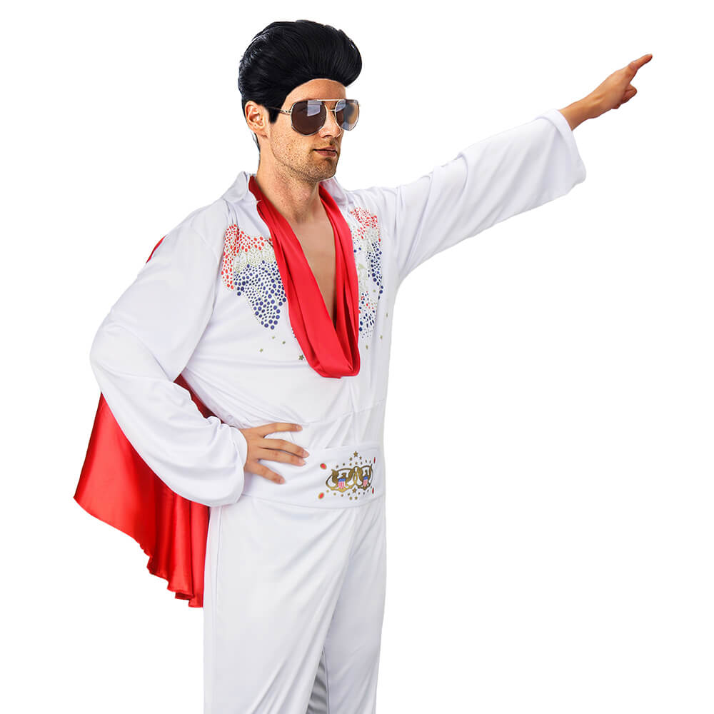 The King of Rock and Roll Costume Elvis Presley Cosplay
