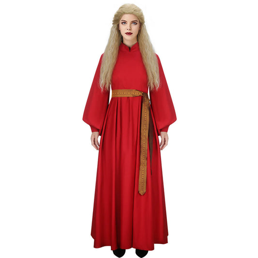 The Princess Bride Buttercup Red Dress Cosplay Costume (Ready to Ship) Vikidoky