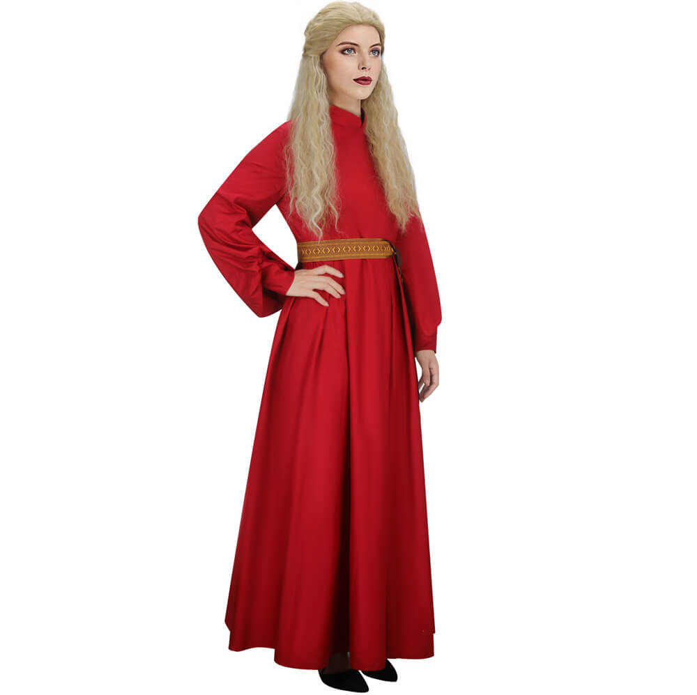 The Princess Bride Buttercup Red Dress Cosplay Costume (Ready to Ship) Vikidoky