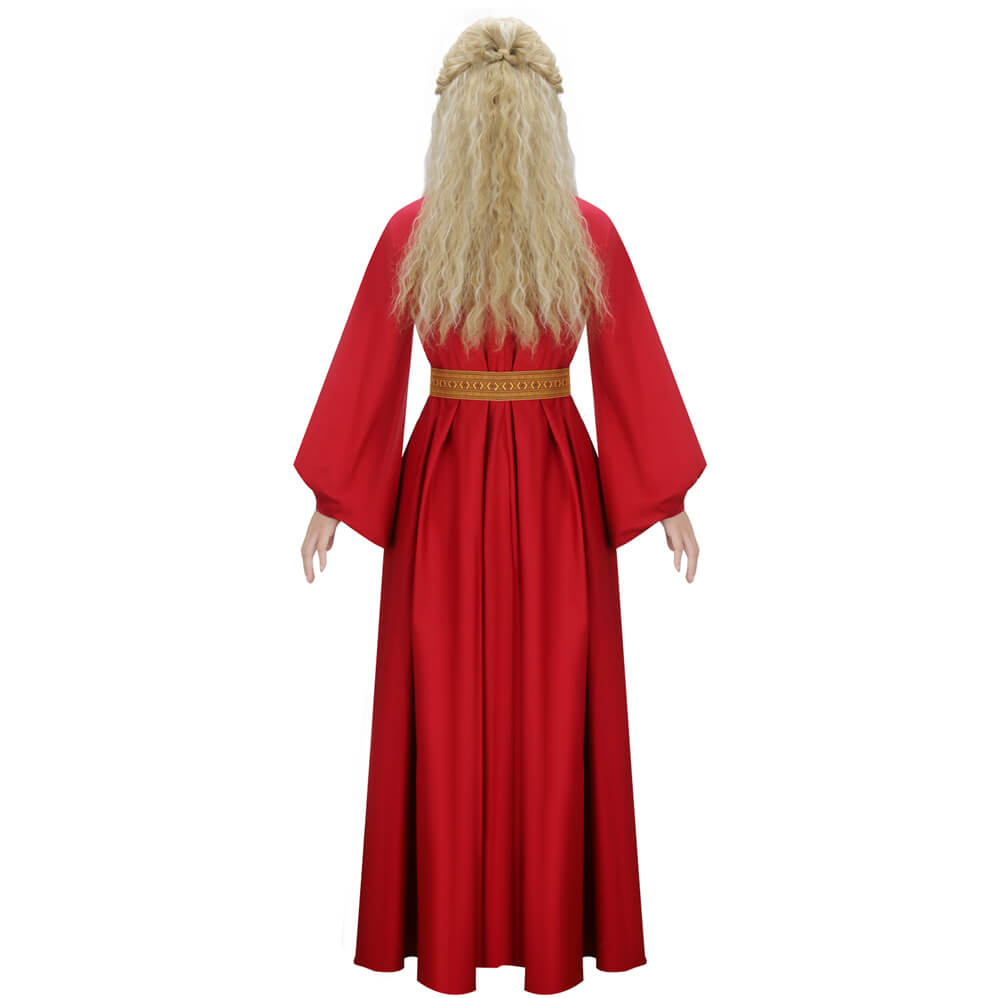 The Princess Bride Buttercup Red Dress Cosplay Costume (Ready to Ship) Vikidoky