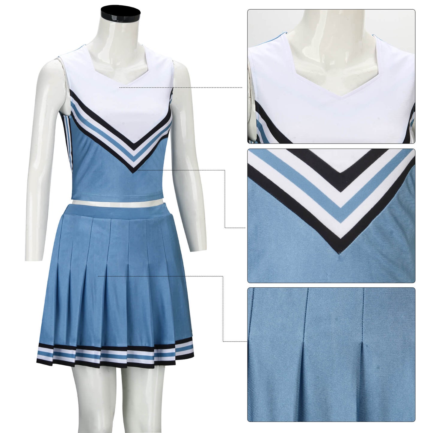 The Princess Diaries Lana Thomas Cheerleading Uniform Olivia Rodrigo Good 4 U Outfit Vikidoky