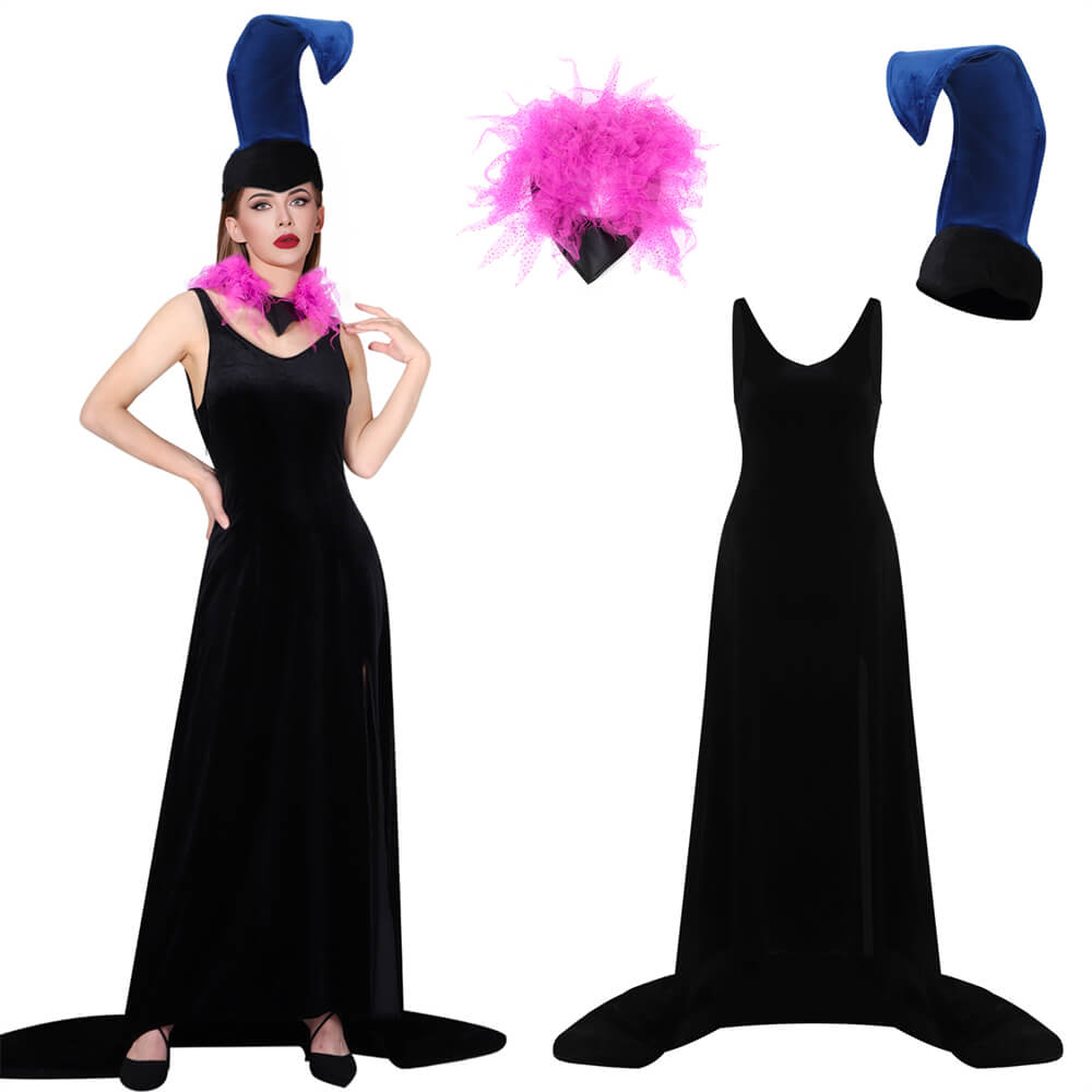 The Emperor's New Groove Yzma Cosplay Costume Vikidoky