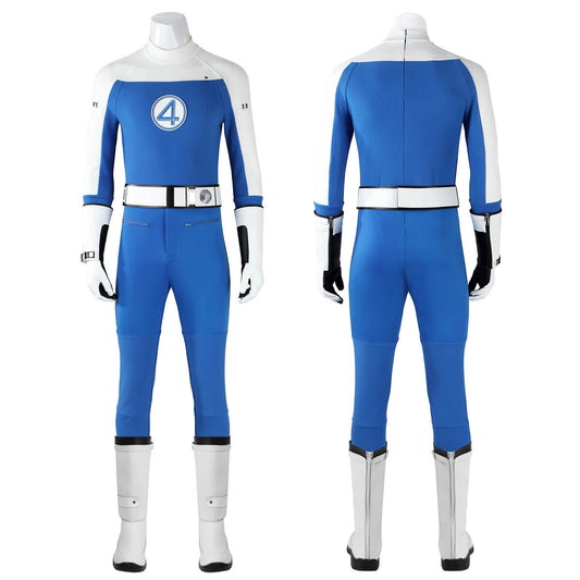 Human Torch Johnny Storm Cosplay Costume The Fantastic Four First Steps Vikidoky