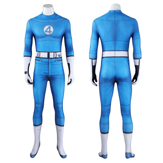 The Fantastic Four First Steps Reed Richards Mister Fantastic Cosplay Costume Bodysuit Vikidoky
