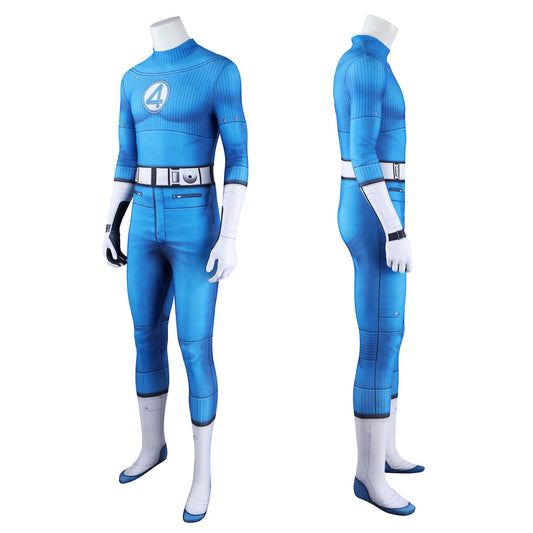 The Fantastic Four First Steps Reed Richards Mister Fantastic Cosplay Costume Bodysuit Vikidoky